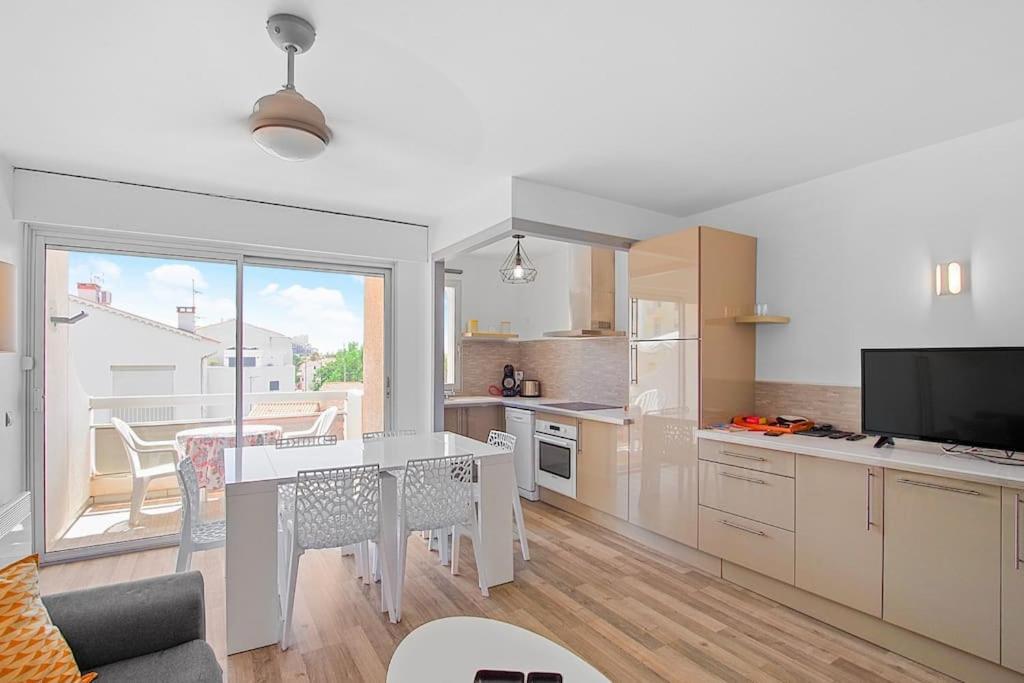 Appartement Calme Et Moderne Avec Vue Mer 74 Canet-en-Roussillon Zewnętrze zdjęcie